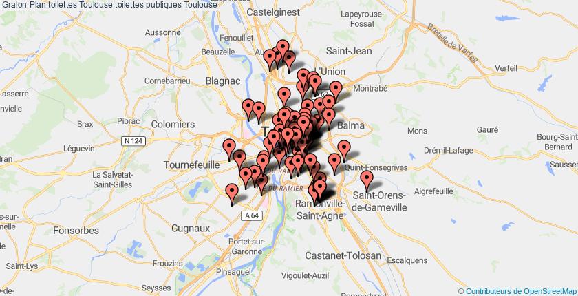 plan toilettes Toulouse