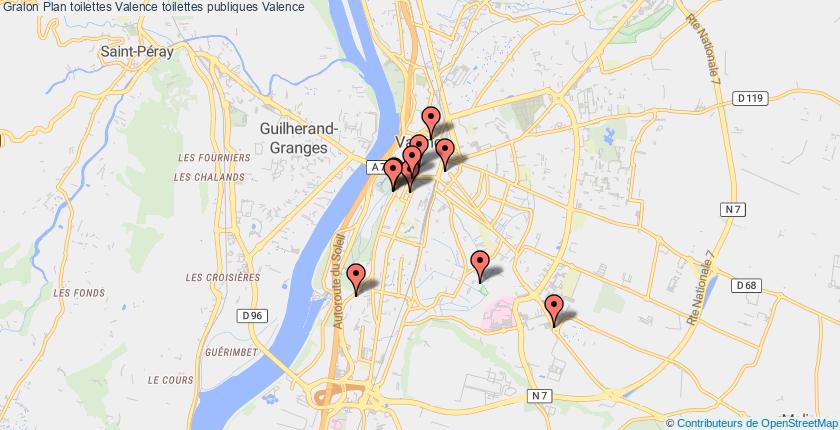 plan toilettes Valence