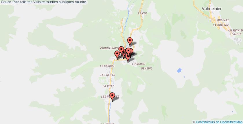 plan toilettes Valloire