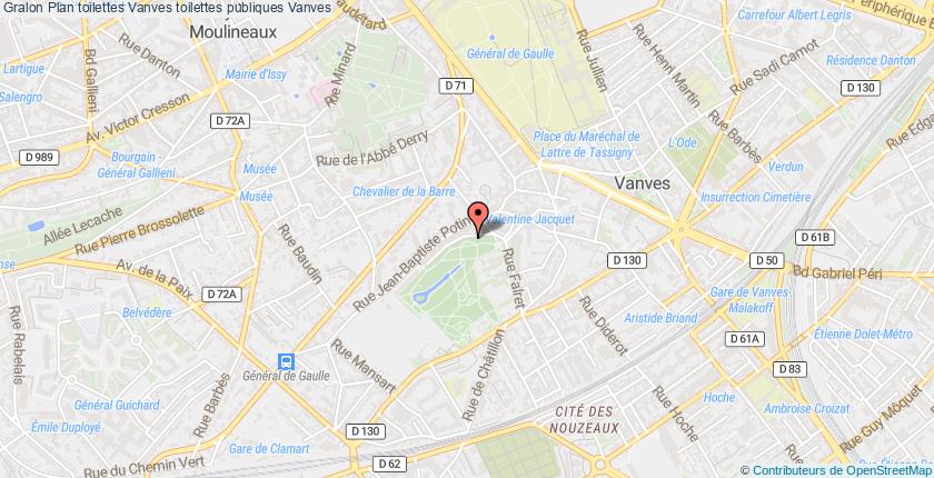 Toilette Vanves liste des toilettes publiques de Vanves : 1 toilettes