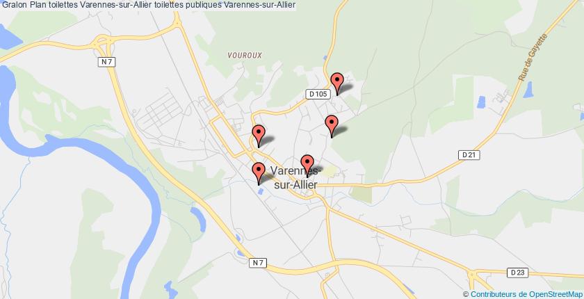 plan toilettes Varennes-sur-Allier