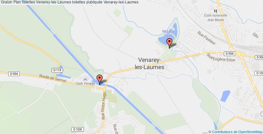 plan toilettes Venarey-les-Laumes