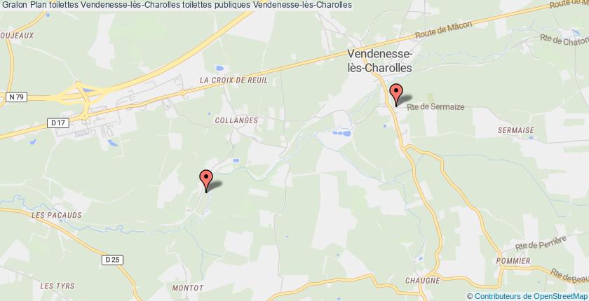 plan toilettes Vendenesse-lès-Charolles