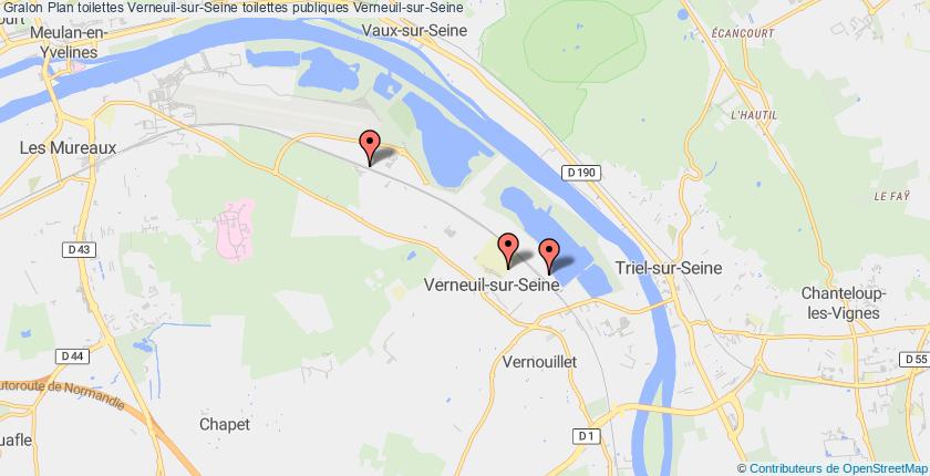 plan toilettes Verneuil-sur-Seine