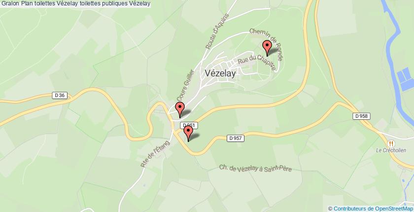 plan toilettes Vézelay