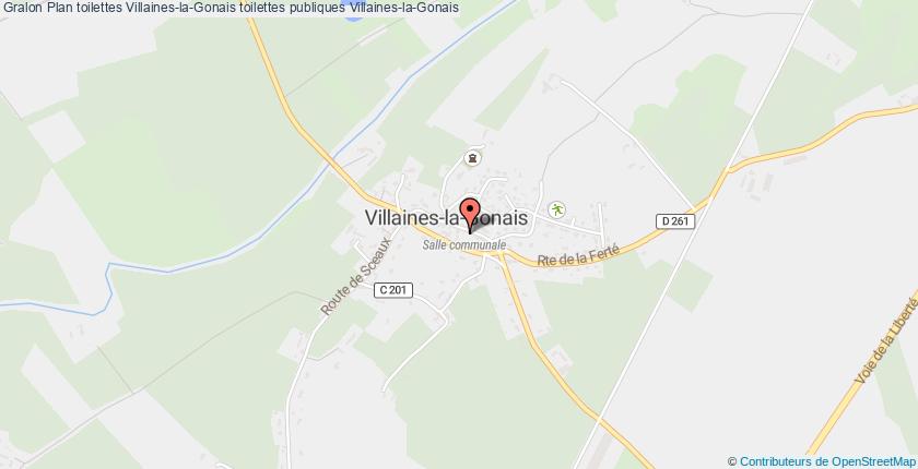 plan toilettes Villaines-la-Gonais