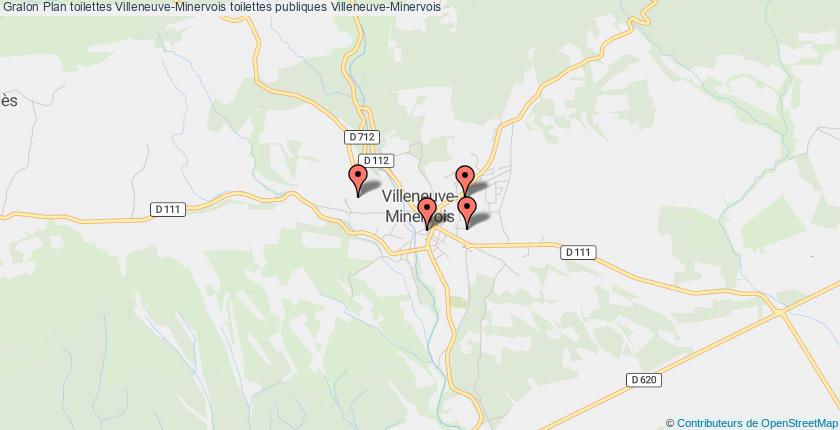 plan toilettes Villeneuve-Minervois