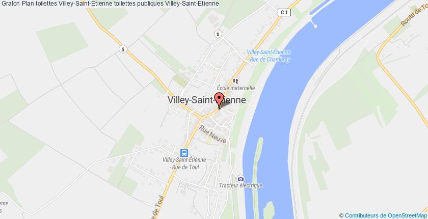 plan toilettes Villey-Saint-Etienne
