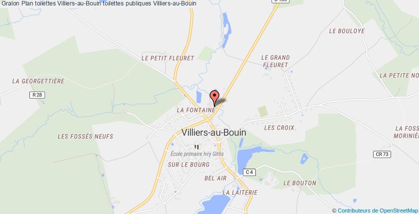 plan toilettes Villiers-au-Bouin