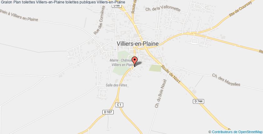 plan toilettes Villiers-en-Plaine
