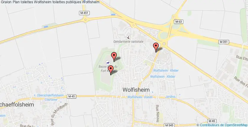 plan toilettes Wolfisheim
