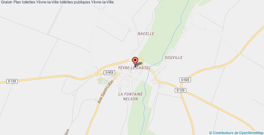 plan toilettes Yèvre-la-Ville