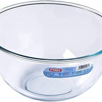 Bol en verre Pyrex blanc de 3 litres : Élégance et praticité réunies