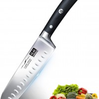 Couteaux de chef Santoku en acier inoxydable allemand - Série CLASSIC de SHAN ZU