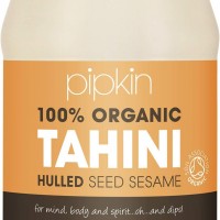 Tahini biologique Pipkin de 908g : purée de sésame éthiopien naturelle, casher, végétarienne et sans OGM