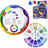 Color Wheel Kit: Roues de Couleur et Guide d'Apprentissage pour le Mélange des Couleurs