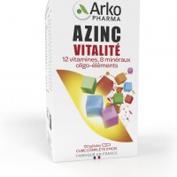 Complément alimentaire Azinc® Vitalité - Réduit la fatigue, soutient les performances intellectuelles - 120 gélules