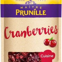 Cranberries Séchées Maître Prunille - Antioxydants et Vitamine C - Prêt à l'Emploi - Sachet 250g