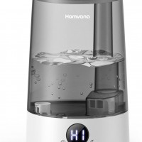 Homvana Humidificateur d'Air Bébé 3.6L - Silencieux, Durable, BPA Free, 7 Couleurs - Idéal pour Chambre et Plantes