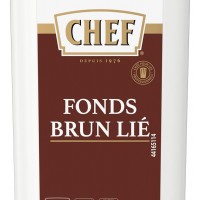 Fonds Brun Lié Déshydraté CHEF - Intense goût de bœuf rôti - Boîte 1,2 kg pour 30L à 80L - Aides culinaires polyvalentes