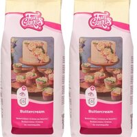 Mix Crème au Beurre - FunCakes 1 kg - Facile à utiliser pour gâteaux et cupcakes