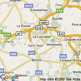 plan Belgium La Louvière