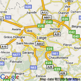 plan Belgium Liège