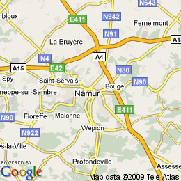 plan Belgium Namur