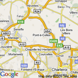 plan Belgium Pont-à-celles