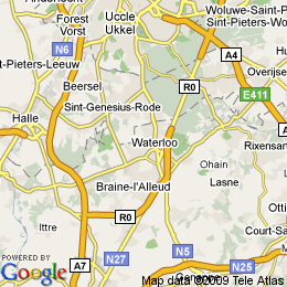 plan Belgium Waterloo