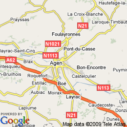 plan France Agen