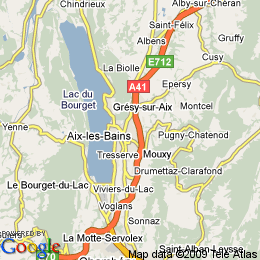 plan France Aix-les-bains