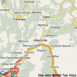 plan France Albertville
