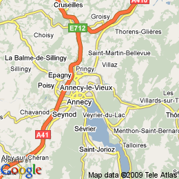 plan France Annecy-le-vieux