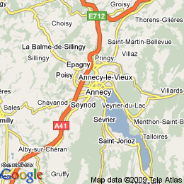 plan France Annecy