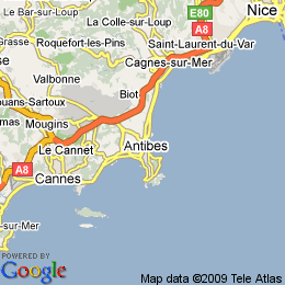 plan France Antibes