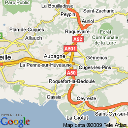 plan France AUBAGNE