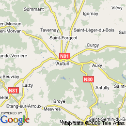 plan France Autun