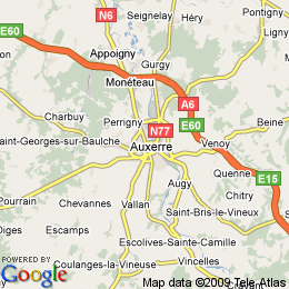 plan France Auxerre