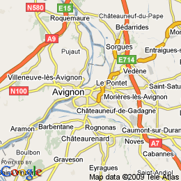 plan France Avignon