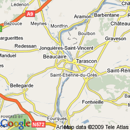 plan France Beaucaire