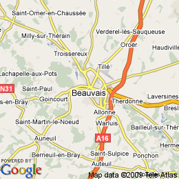 plan France Beauvais