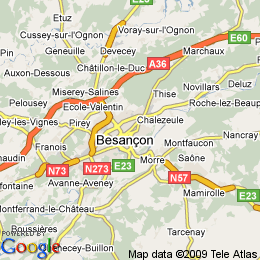 plan France Besançon