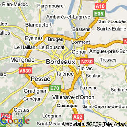 plan France Bordeaux