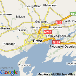 plan France Brest