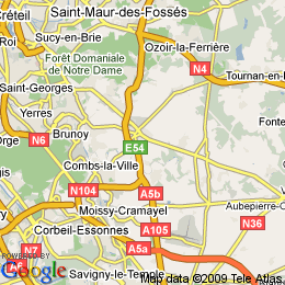 plan France Brie-comte-robert