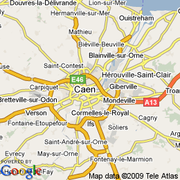 plan France Caen