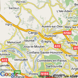 plan France Cergy