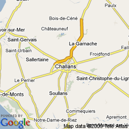 plan France Challans