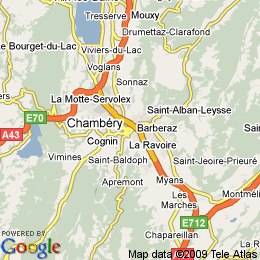 plan France Chambéry